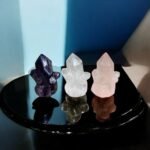 2Pcs Natural Bumble Bee Jasper Druzy Spheres Crystal Ball Healing Gemstone 55MM 2