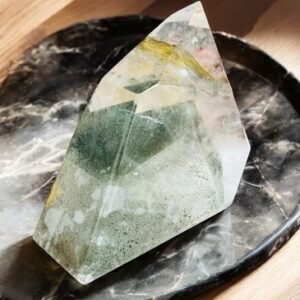 Large Garden Quartz Freeform Specimen Lodolite Phantom Crystal Healing 6x4”1.3kg 1