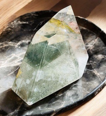 Large Garden Quartz Freeform Specimen Lodolite Phantom Crystal Healing 6x4”1.3kg 1