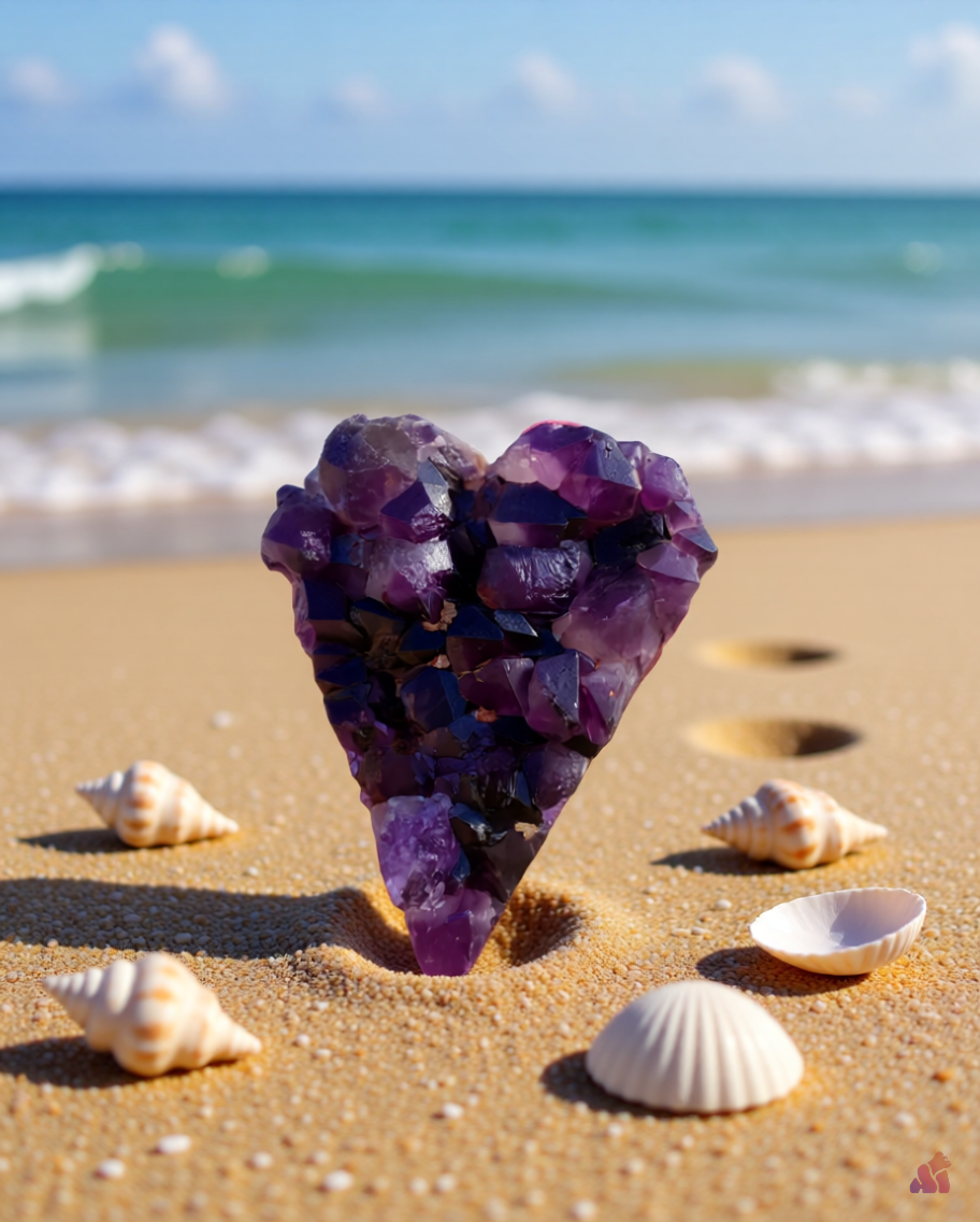 amethyst heart