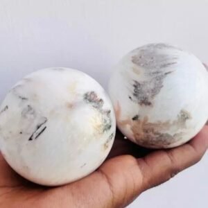 Large Scolecite Crystal Sphere Ball Handmade Crystal Sphere For Home OfficeDecor 1