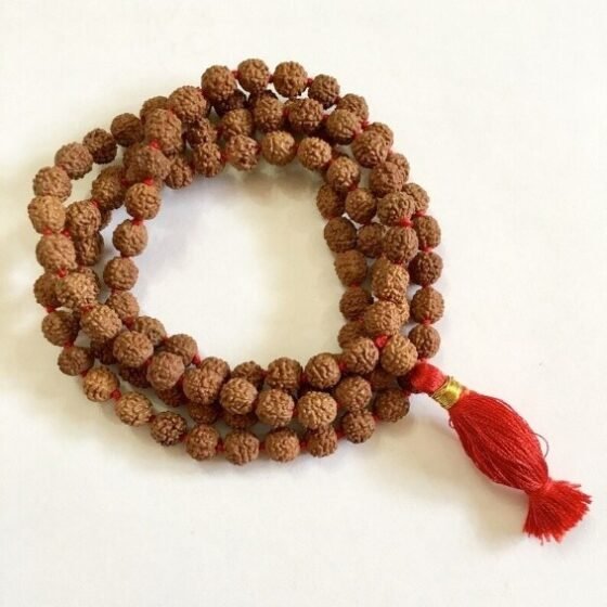 Rudraksha Mala Men Women India Shiva Mala Meditation Buddhist Prayer Beads 2