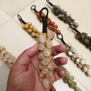 Clear Quartz Crystal Car Mirror Hanger Natural Clear Quartz Wall Hanger 2