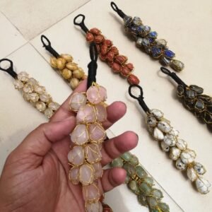 Rose Quartz Crystal Car Mirror Hanger Natural Rose Quartz Wall Hanger Car Hanger 1