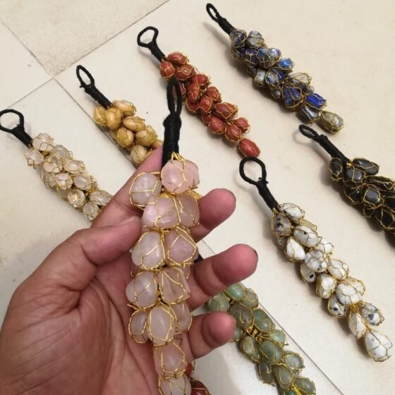 Rose Quartz Crystal Car Mirror Hanger Natural Rose Quartz Wall Hanger Car Hanger 1