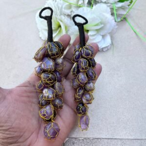 Amethyst Crystal Car Mirror Hanger Natural Amethyst Wall Hanger Car Hanging 1