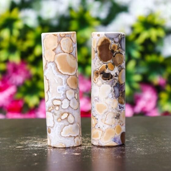 Natural White Cobra Jasper Crystal Harmonizers Aura Metaphysical Power 2