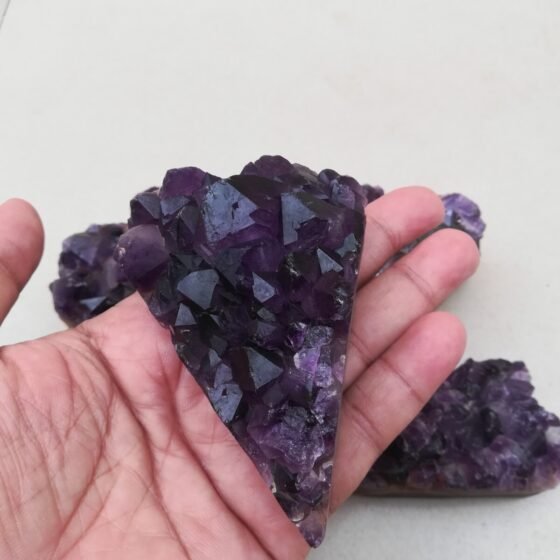 Large Druzy Amethyst Crystal Heart Handmade Crystal Home Office Decorative Heart 1