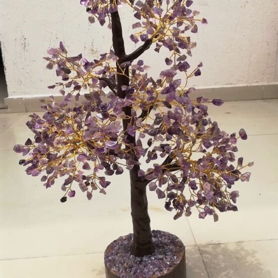 Large Amethyst Crystal Tree Handmade Crystal Home Office Decorative Crystal Tree 1