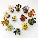 12Pcs Set Crystal Tree Box Handmade Crystal Multi Stone Trees Home Office Decor 2