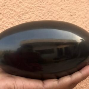 Large Black Tourmaline Lingam Handmade Crystal Home Office Decorative Lingam 1