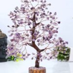 Natural Amethyst Tree Healing Gemstone Crystal Bonsai Fortune Money Tree Gift 1