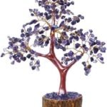 Natural Amethyst Tree Healing Gemstone Crystal Bonsai Fortune Money Tree Gift 2