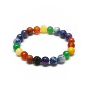 Natural Seven Chakra Crystal Bracelet For Men and Women Authentic Gemstone 2