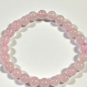 Natural Rose Quartz Crystal Bracelet For Men and Women Authentic Gemstone 2