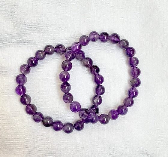 Natural Amethyst Crystal Bracelet For Men and Women Authentic Gemstone Bracelet 1