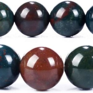 Natural Blood StoneCrystal Bracelet For Men and Women Authentic GemstoneBracelet 2