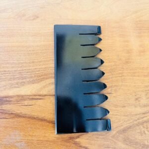 Large Black Tourmaline Crystal Comb Handmade Crystal Decorative Ha irbrush 4-5" 1