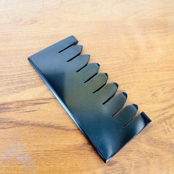 Large Black Tourmaline Crystal Comb Handmade Crystal Decorative Ha irbrush 4-5" 2