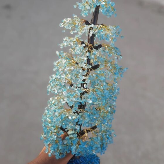 Large Turquoise Crystal Tree Beautitul Christmas Gift Money Tree 1500Stone 2