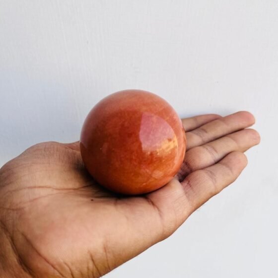 Large Chocolate Jasper Crystal Sphere Ball Hand Carved Crystal Ball Gem Sphere 1