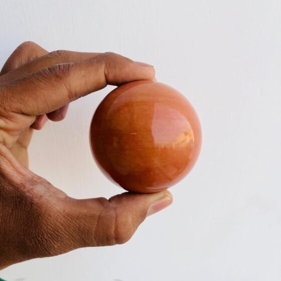 Large Chocolate Jasper Crystal Sphere Ball Hand Carved Crystal Ball Gem Sphere 2