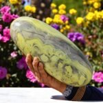 Large Serpentine Crystal Lingam Handmade Crystal Home Office Decorative Lingam 1