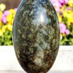 Large Flashy Labradorite Crystal Lingam Handmade Crystal Home Office DecorLingam 2