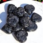 Set Of 10Pcs Indigo Gabbro Crystal Heart Handmade Crystal Home Office Decorative 2