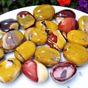 Set Of 10Pcs Mookaite Jasper Crystal Palmstone Handmade Crystal Home Decorative 2