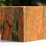 Large Green Unakite Crystal Cube Handmade Crystal Home Office Decorative Cube 1