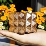 Large Mariam Jasper Stone Made 54 Pyramid Crystal Cube Handmade Home OfficeDecor 1