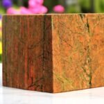 Large Green Unakite Crystal Cube Handmade Crystal Home Office Decorative Cube 2
