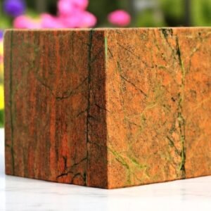 Large Green Unakite Crystal Cube Handmade Crystal Home Office Decorative Cube 2