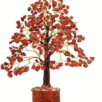 Red Jasper Crystal Tree Healing Gemstone Crystal Bonsai Fortune Money Tree 9-12" 1