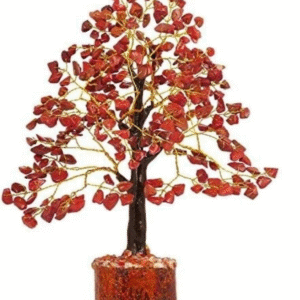 Red Jasper Crystal Tree Healing Gemstone Crystal Bonsai Fortune Money Tree 9-12" 1