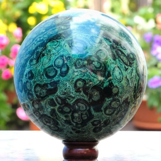 Giant 205MM Kambaba Jasper Sphere - Aura Chakra Healing Meditation Crystal Ball 1