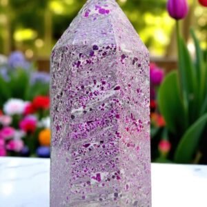 280MM High Quality Ruby Matrix Tower - Huge Unique Indian Stone Crystal 1
