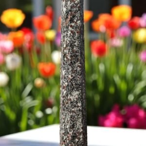 Giant 505MM Ruby Spinel Crystal Obelisk - Polished 8 Faceted Healing Point Tower 1