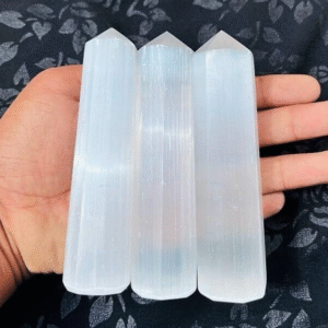 Large Selenite Crystal Tower Point Hand Carved Crystal Home Office Decor Point 2