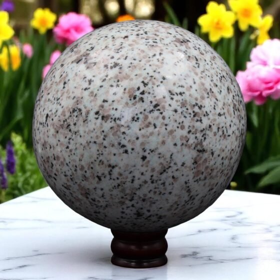 Natural 200MM Kiwi Jasper Sphere Spiritual Healing Stone Stress Relief Gift 1