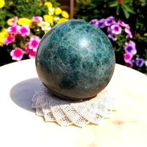 Large 125mm Teal Green Apatite Sphere | Manifestation Crystal Healing Ball 1
