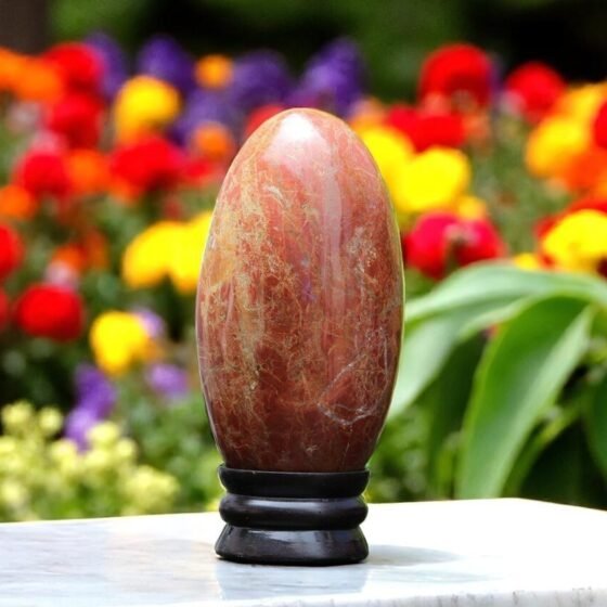 Large Red Jasper Lingam 155MM | Natural Healing Quartz Crystal Shiva Statue 1