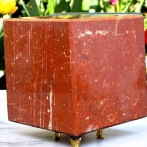 Large 73MM Red Jasper Stone Cube | Reiki Charged Chakra Balancing Decor Gift 2