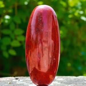 Large 365mm Red Jasper Lingam - Spirit Chakra Energy Healing Crystal Stone 2