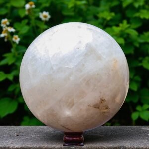 Large 275mm Petalite Quartz Ball Metaphysical Chakra & Angelic Connection Stone 2