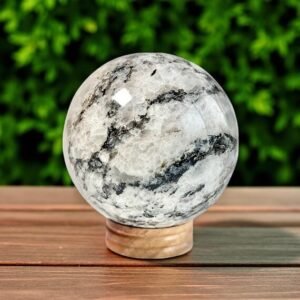 Massive 1770g Rainbow Moonstone Crystal Sphere Handmade Crystal Home OfficeDecor 1