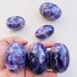 Large Amethyst Crystal Lingam Hand Carved Crystal Home office Decorative Lingam 1