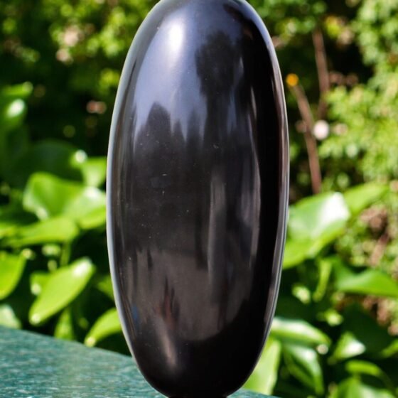 HUGE 395MM Black Tourmaline Lingam | Natural Healing Aura Protection Crystal 1