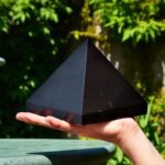 HUGE 125mm Black Tourmaline Pyramid - SPIRITUAL HEALING & Aura Protection 1